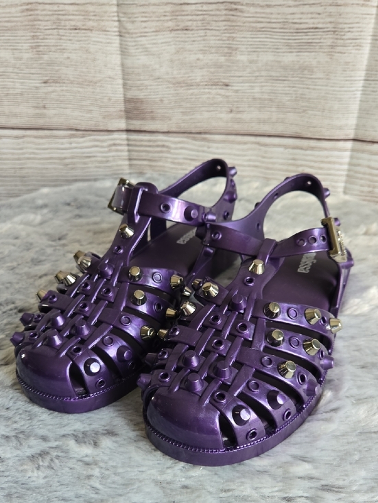 Melissa Shoes - Melissa Purple Jelly Shoes, Womens Size 6